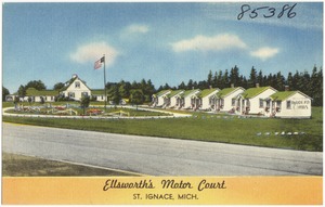 Ellsworth's Motor Court, St. Ignace, Mich.