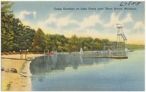 Camp Eberhart on Lake Corey near Three Rivers, Michigan
