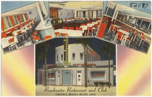 Beachwater Restaurant and Club, Central Beach, Biloxi, Miss.