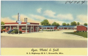 Azar Motel & Grill, U. S. Highway 82 & 1, Greenville, Miss.