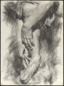 Hand with sandal