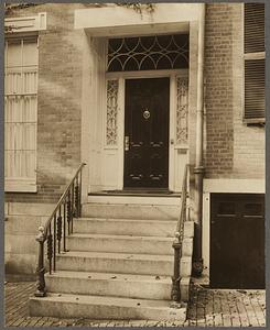 Boston, Massachusetts. Doorway, 49 Chestnut Street