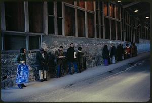 Egleston Sq. Rapid Transit, old station waiting for bus