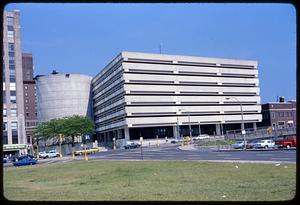 Parking garage, Stuart & Dartmouth Sts.