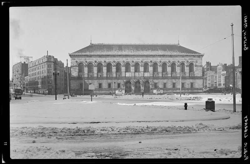 Boston Public Library, exterior