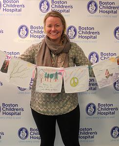 Dayna McCabe at the Boston Children's Hospital Photo Sharing Event