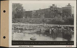 Wastes from Collins Manufacturing Co. above Station F-2, Wilbraham, Mass., 1:45 PM, Sep. 29, 1932