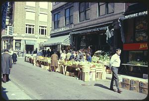 Produce stand, North End, Boston