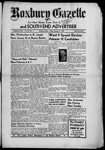Roxbury Gazette and South End Advertiser, January 21, 1955