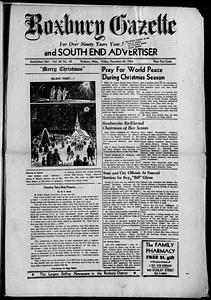 Roxbury Gazette and South End Advertiser, December 24, 1954