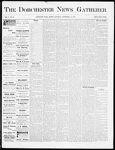 The Dorchester News Gatherer, September 25, 1875