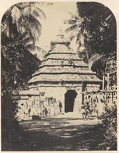 View of unidentified temple or temple entrance building