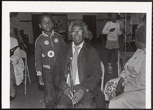 Young boy and older man