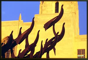 Boston 1988: Martin Luther King memorial at Boston University
