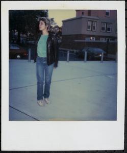 Susan Richards standing at Washington Elms