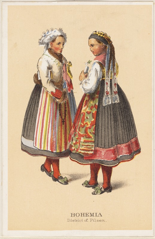German peasant costumes - Bohemia District of Pilsen
