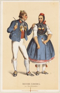 German peasant costumes - Hesse Cassel on the Schwalm