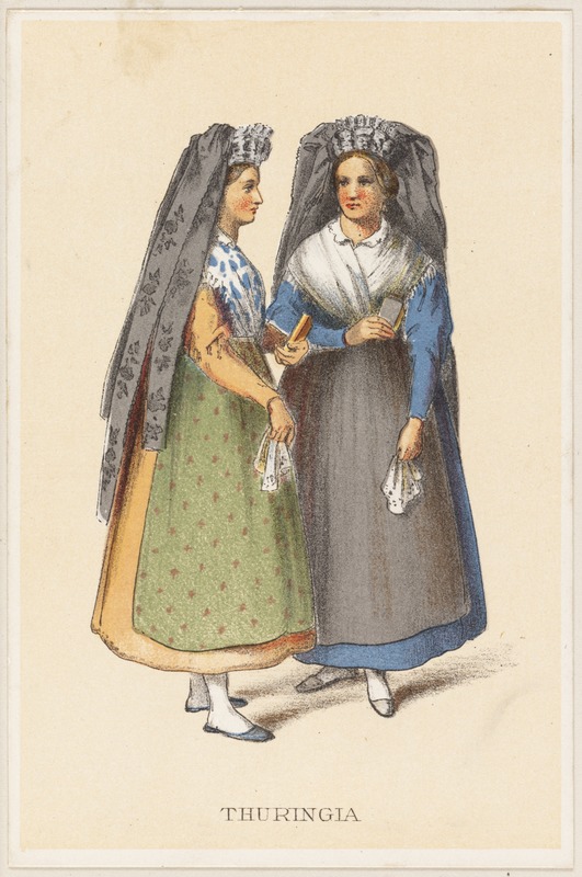 German peasant costumes - Thuringia