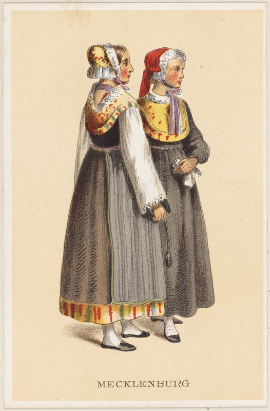 German peasant costumes - Mecklenburg