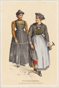 German peasant costumes - Vorarlberg Bregenzerwald - Klostherthal