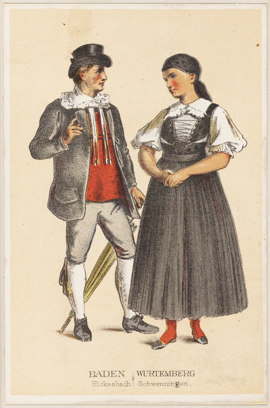 German peasant costumes - Baden Wurtemberg Rickesbach - Schwenningen
