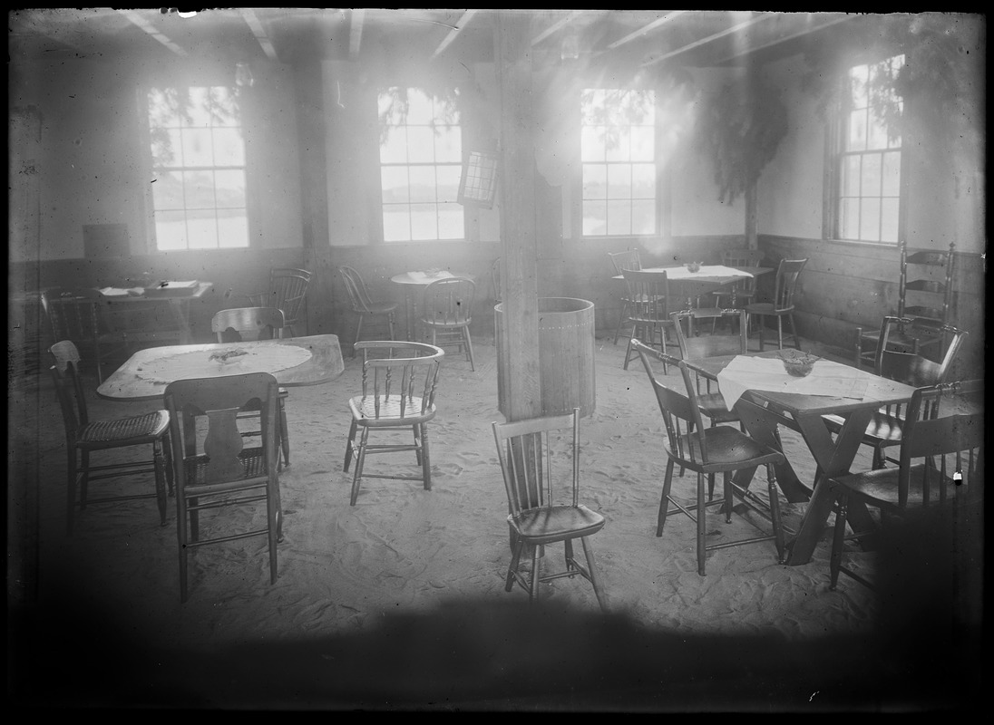 Interior - dining room. Possibly restaurant or tea house