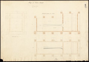 Prop of locks & canals. Plan