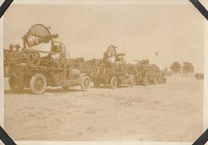 Searchlights at U.S. Marine base Quantico, VA