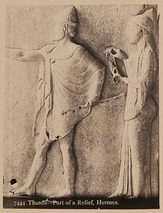 Thasos - part of a relief, Hermes