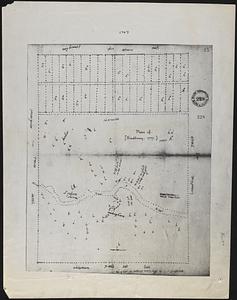 Plan of Sudbury, 1707