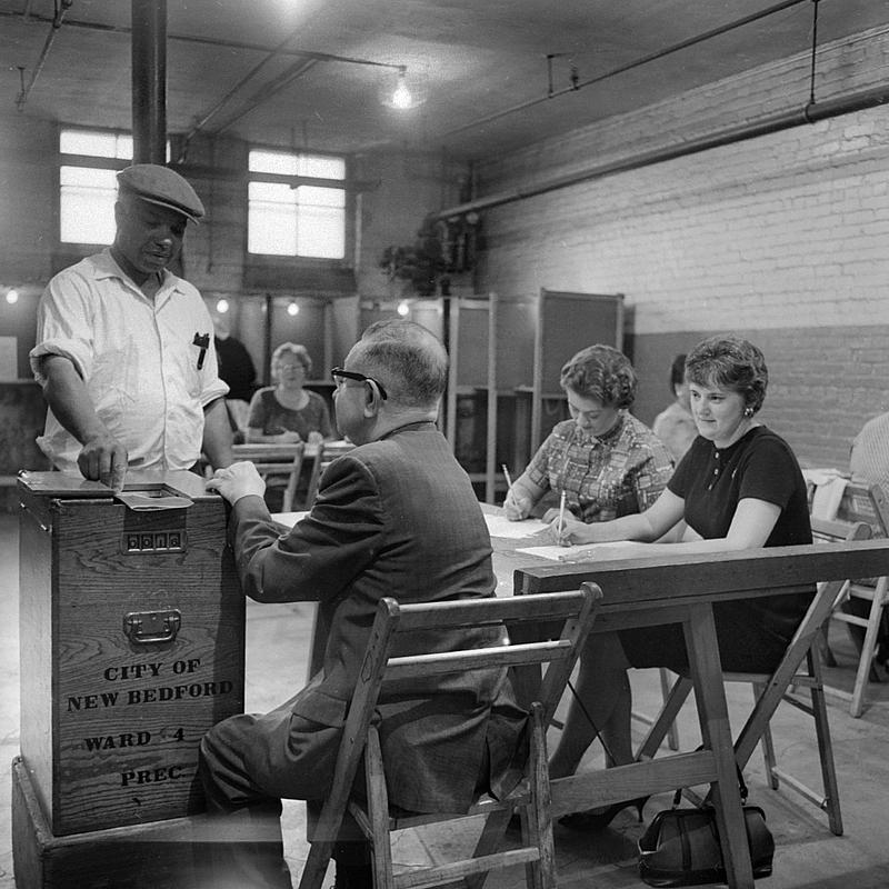 Ward Four Voting Center, New Bedford Digital Commonwealth