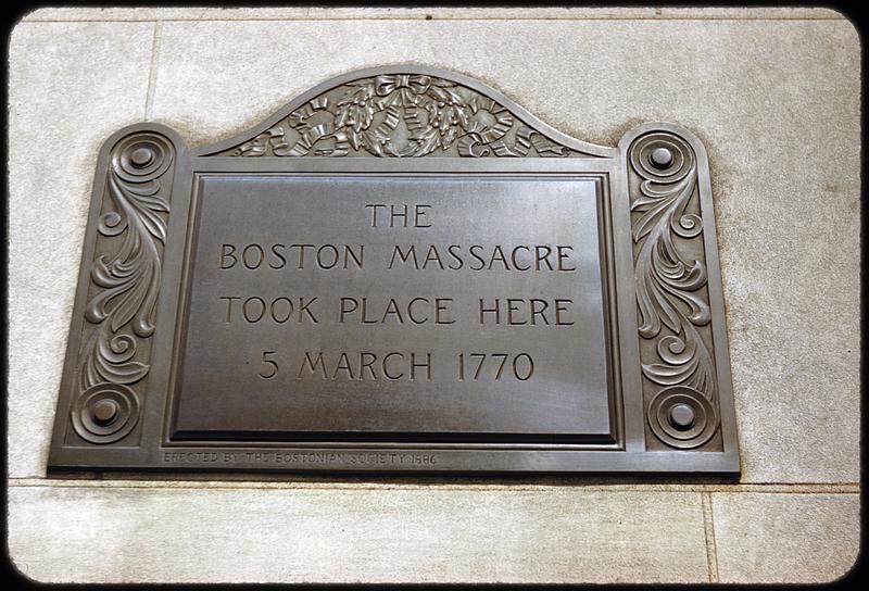 Boston Massacre tablet