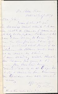 Letter from Zadoc Long to John D. Long, July 3, 1871