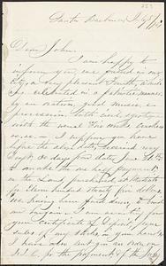 Letter from Thomas F. Cordis to John D. Long, July 5, 1874