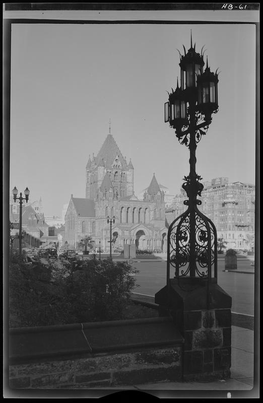 Sunset on Trinity Church, Boston