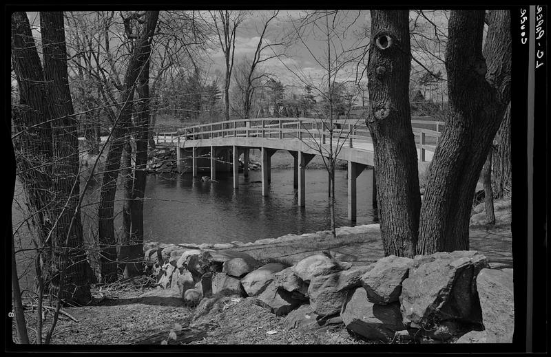 Bridge in the woods, Lexington and Concord Digital Commonwealth