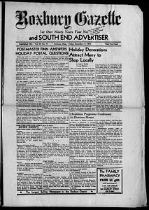 Roxbury Gazette and South End Advertiser, December 17, 1954