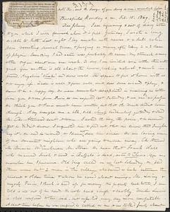 Letter from Zadoc Long to John D. Long, February 15, 1869