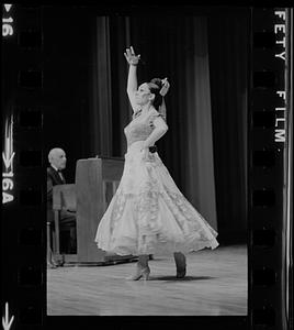 Jose Greco Flamenco dance troop at Nock Middle School