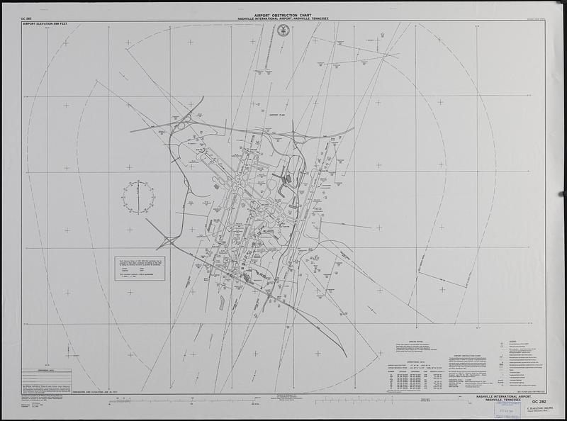 Airport obstruction chart