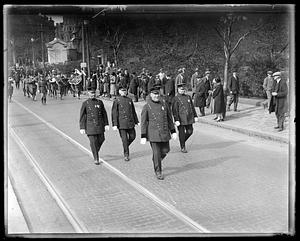 Superintendent of Boston Police Michael H. Crowley and staff