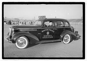 Boston Police Safety Education car