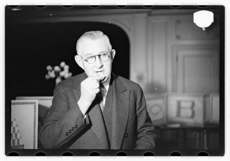 Ernest D. Chase pres., birthday card of stamps