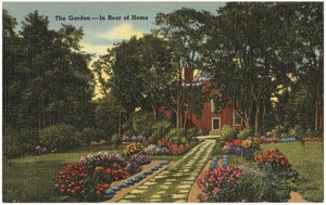 The garden -- in rear or home, My Old Kentucky Home, Bardstown, KY
