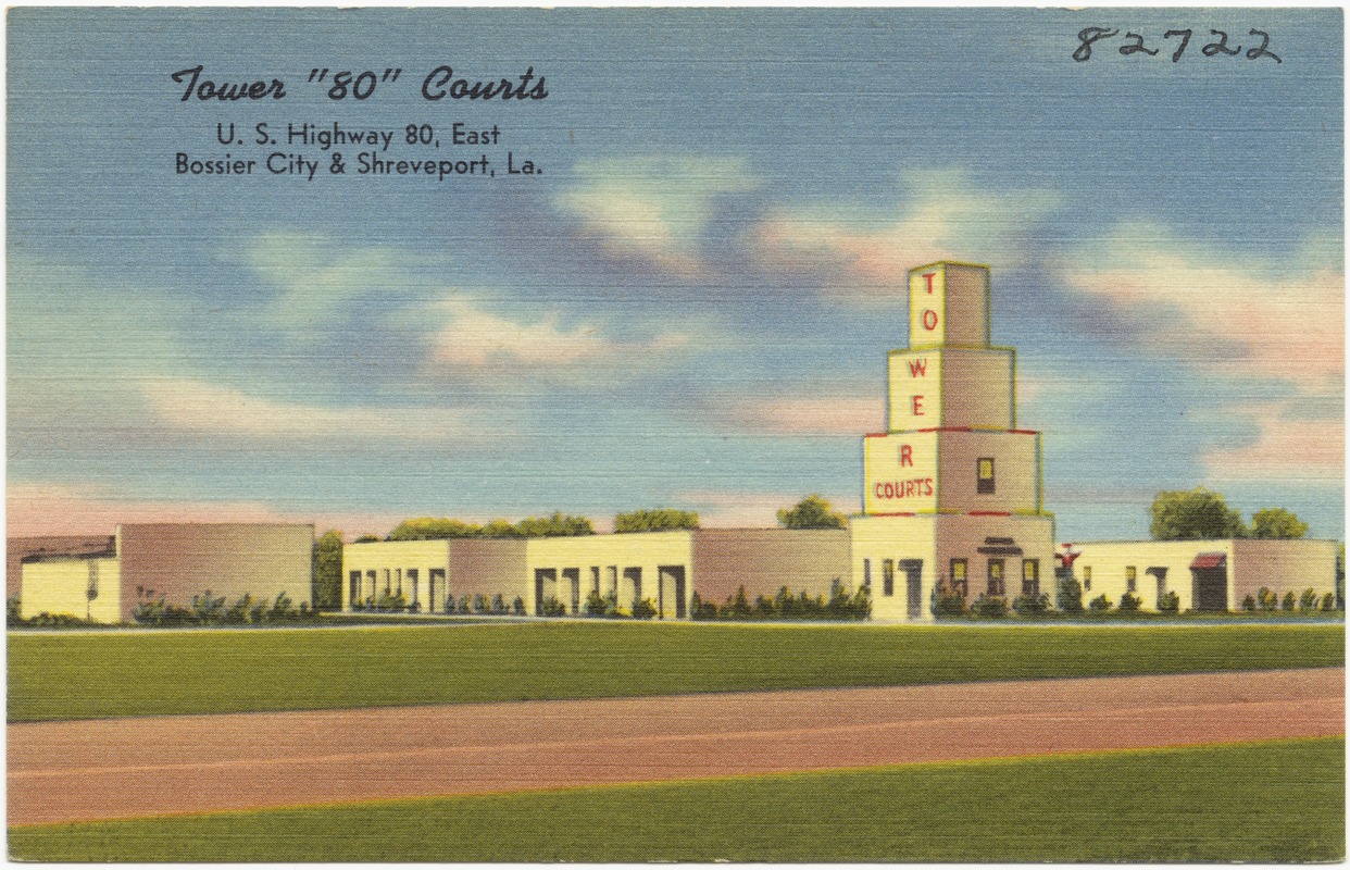 Tower "80" Courts, U. S. Highway 80 East, Bossier City & Shreveport, La.