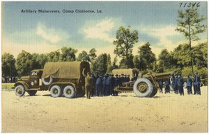 Artillery maneuvers, Camp Claiborne, La.