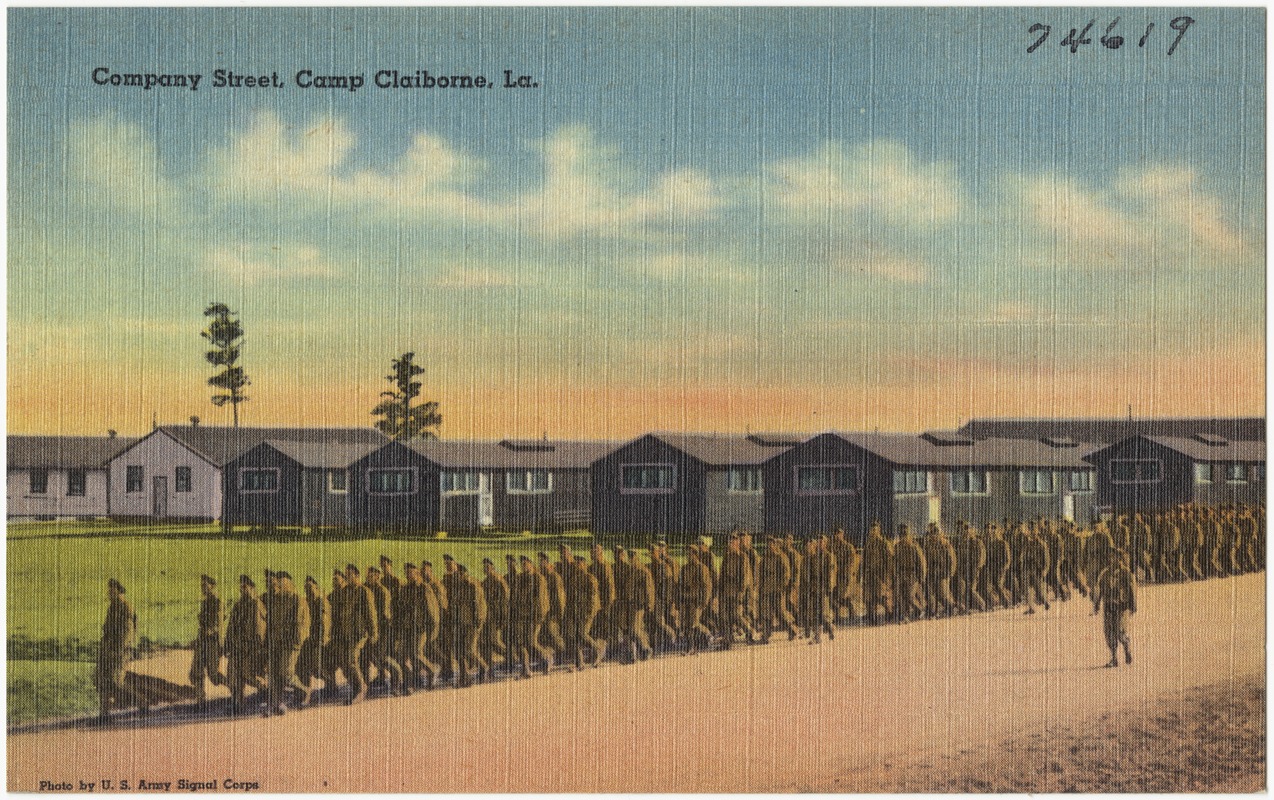 Company Street, Camp Claiborne, La.