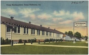 Camp headquarters, Camp Claiborne, La.