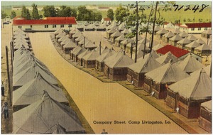 Company Street, Camp Livingston, La.