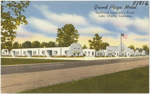 Grand Plaza Motel, Southwest Louisiana's finest, Lake Charles, Louisiana